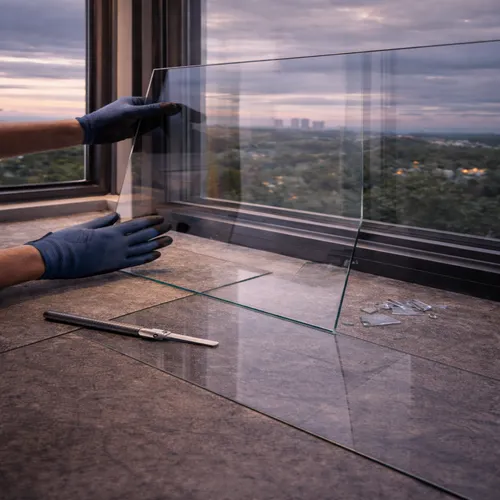 Glass cutting to size